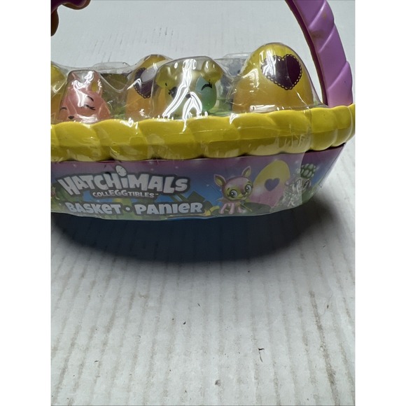 Hatchimals CollEGGtibles Basket with 6 Hatchimals NEW Lamb Chick Easter - Picture 4 of 14